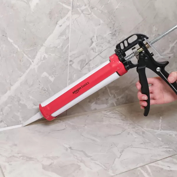 Amazon Basics Heavy Duty Sealant Caulking Gun 310ml10oz  121 Thrust Ratio Aluminum handleAmazon Basics Heavy Duty Sealant Caulking Gun 310ml10oz  121 Thrust Ratio Aluminum handle