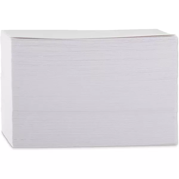 Amazon Basics Heavy Weight Ruled Lined Index Cards 300 Count 100 Pack of 3 White 3 x 5 Inch Card300Count Index Cards