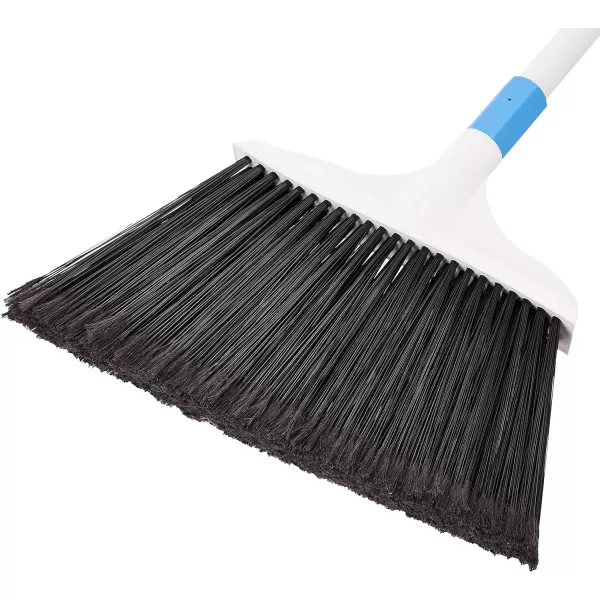Amazon Basics HeavyDuty Broom Blue and WhiteAmazon Basics HeavyDuty Broom Blue and White