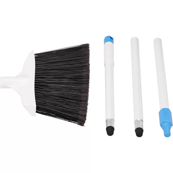 Amazon Basics HeavyDuty Broom Blue and WhiteAmazon Basics HeavyDuty Broom Blue and White
