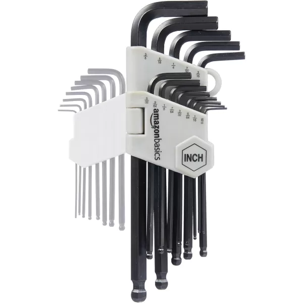 Amazon Basics Hex Key Allen Wrench 26 Set with Ball EndAmazon Basics Hex Key Allen Wrench 26 Set with Ball End