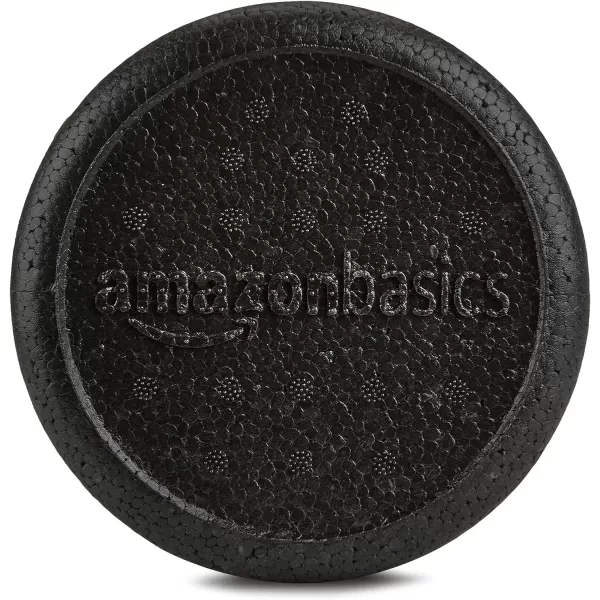 Amazon Basics HighDensity Round Foam Roller for Exercise Massage Muscle RecoveryBlack 12Inch