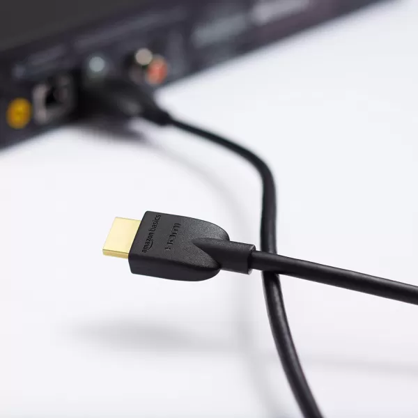 Amazon Basics HighSpeed HDMI Cable 18Gbps 4K60Hz  10 Feet Black Case of 52Black 6 Feet