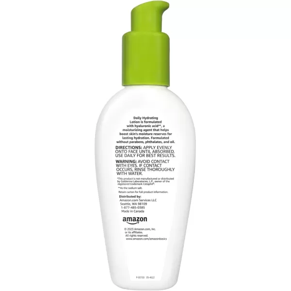 Amazon Basics Hyaluronic Acid Daily Hydrating Lotion 3 Fluid Ounces 1PackAmazon Basics Hyaluronic Acid Daily Hydrating Lotion 3 Fluid Ounces 1Pack