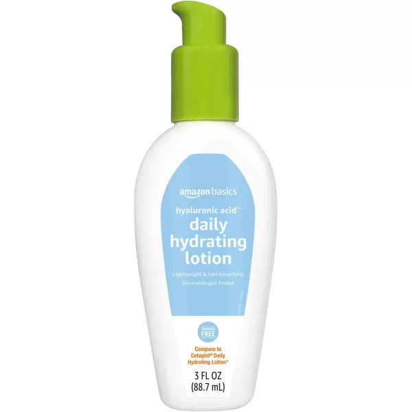 Amazon Basics Hyaluronic Acid Daily Hydrating Lotion 3 Fluid Ounces 1PackAmazon Basics Hyaluronic Acid Daily Hydrating Lotion 3 Fluid Ounces 1Pack