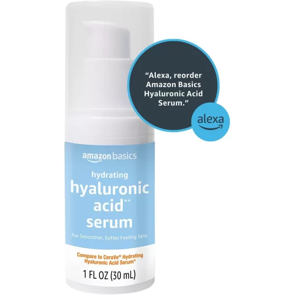 Amazon Basics Hydrating Hyaluronic Acid Serum 1 Fluid Ounce 1PackAmazon Basics Hydrating Hyaluronic Acid Serum 1 Fluid Ounce 1Pack