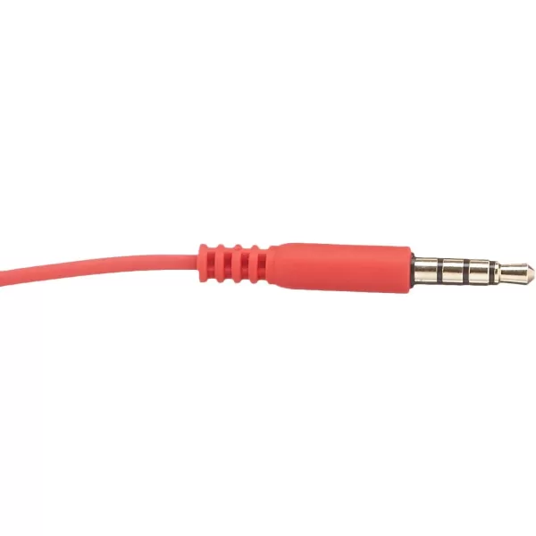 Amazon Basics InEar Wired Headphones Earbuds with Microphone RedRed