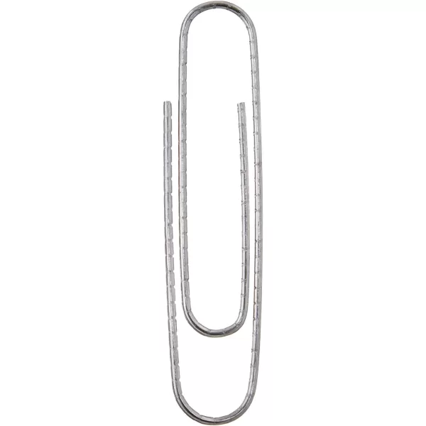 Amazon Basics Jumbo Size Office Paper Clips Non Skid 1000 Count 10 Pack of 100 SilverJumbo Nonskid