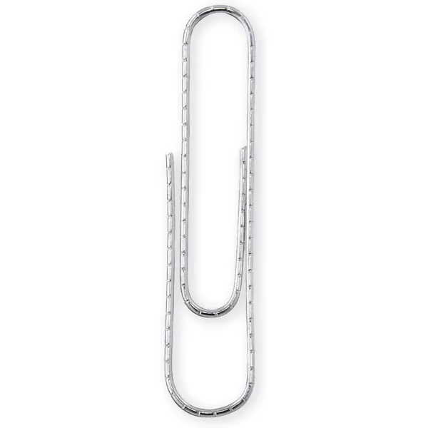 Amazon Basics Jumbo Size Office Paper Clips Non Skid 1000 Count 10 Pack of 100 SilverNo 1 Nonskid
