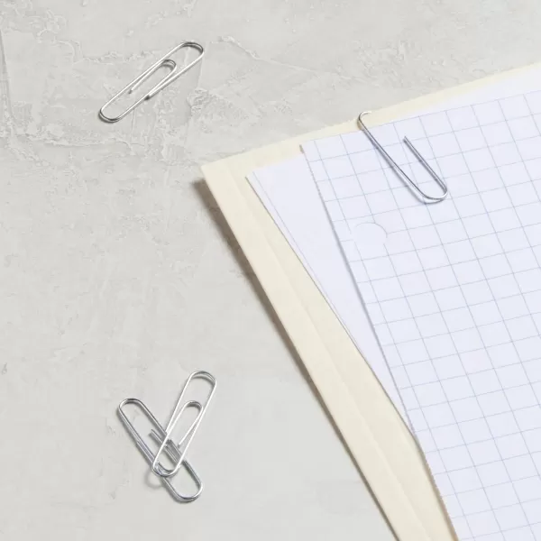 Amazon Basics Jumbo Size Office Paper Clips Non Skid 1000 Count 10 Pack of 100 SilverNo 1 Smooth