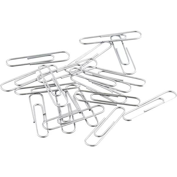 Amazon Basics Jumbo Size Office Paper Clips Non Skid 1000 Count 10 Pack of 100 SilverNo 1 Smooth