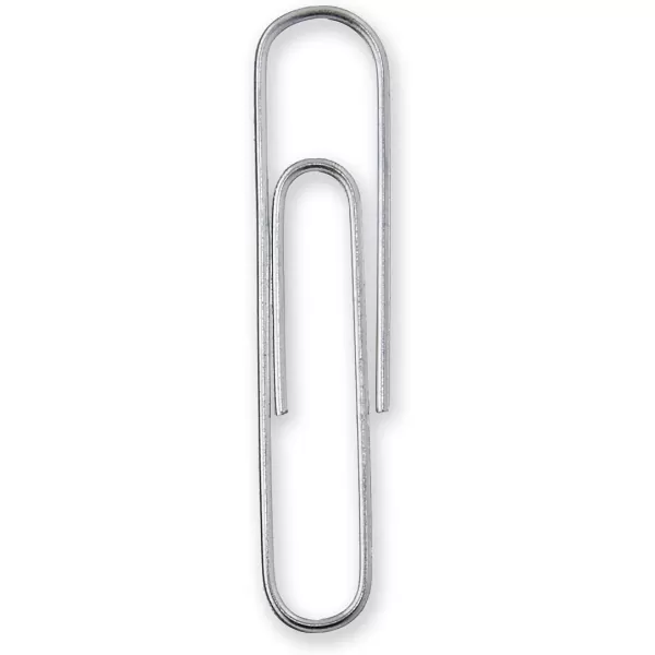 Amazon Basics Jumbo Size Office Paper Clips Non Skid 1000 Count 10 Pack of 100 SilverNo 1 Smooth