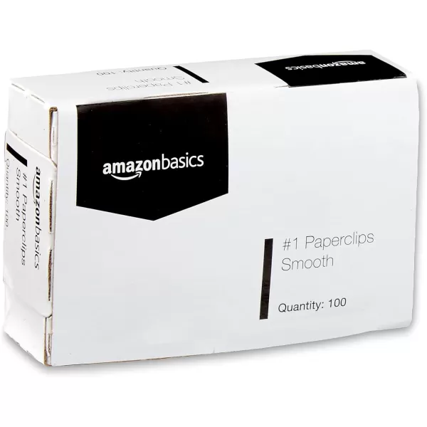 Amazon Basics Jumbo Size Office Paper Clips Non Skid 1000 Count 10 Pack of 100 SilverNo 1 Smooth