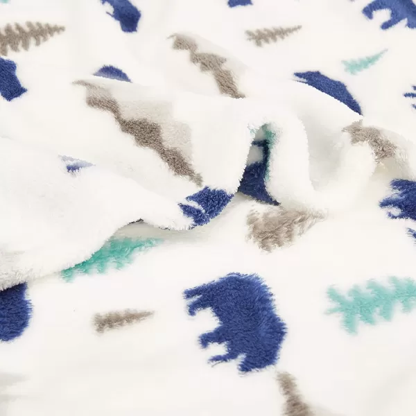 Amazon Basics Kids Bear Buddies Patterned Throw Blanket with Stuffed Animal BearAmazon Basics Kids Bear Buddies Patterned Throw Blanket with Stuffed Animal Bear