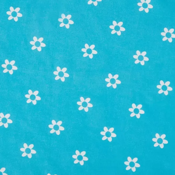 Amazon Basics Kids Soft EasyWash Lightweight Microfiber 3Piece Sheet Set Twin Light Pink SolidBlue Flowers Twin Sheet Set