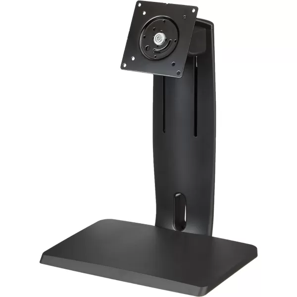 Amazon Basics LCD Computer Monitor FreeStanding Desk Stand Riser Height Adjustable with Tilt Swivel 360 RotationStand Riser