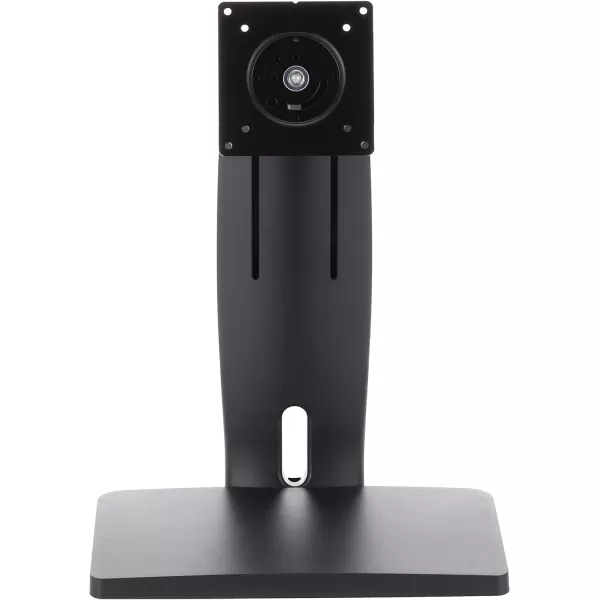 Amazon Basics LCD Computer Monitor FreeStanding Desk Stand Riser Height Adjustable with Tilt Swivel 360 RotationStand Riser