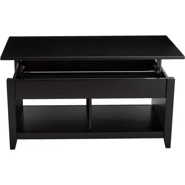Amazon Basics LiftTop Storage Rectangular Coffee Table Black 40 in x 18 in x 19 inBlack
