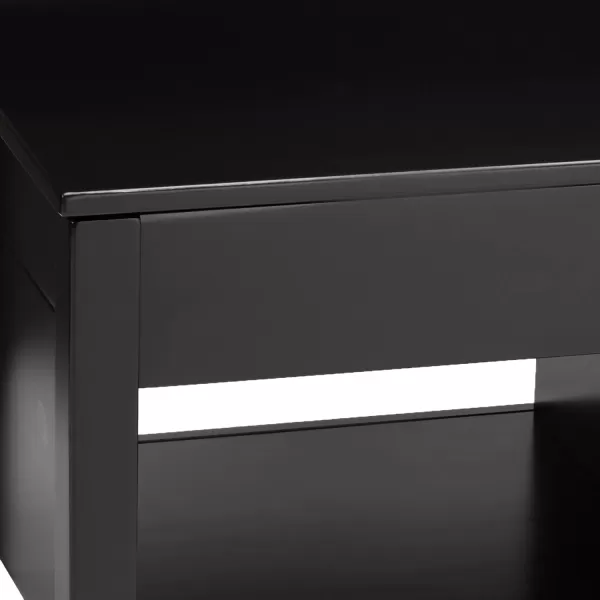 Amazon Basics LiftTop Storage Rectangular Coffee Table Black 40 in x 18 in x 19 inBlack