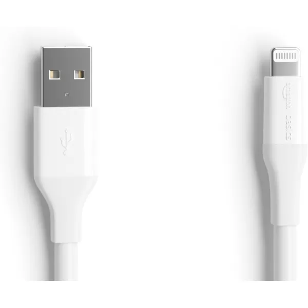 Amazon Basics Lightning to USBA Cable for iPhone 10 Feet White10ft 1Pack White  A