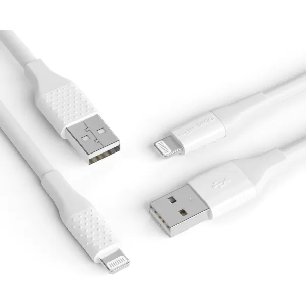 Amazon Basics Lightning to USBA Cable for iPhone 10 Feet White10ft 1Pack White  A