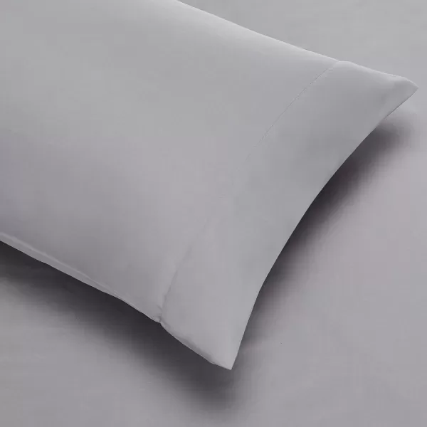 Amazon Basics Lightweight Microfiber BedinaBag Comforter 5Piece Bedding Set TwinTwin XL Navy with Simple PlaidGray Calvin Stripe TwinTwin XL