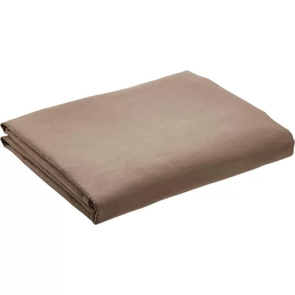 Amazon Basics Lightweight Pleated Bed Skirt Queen Dark GreyFull Chocolate
