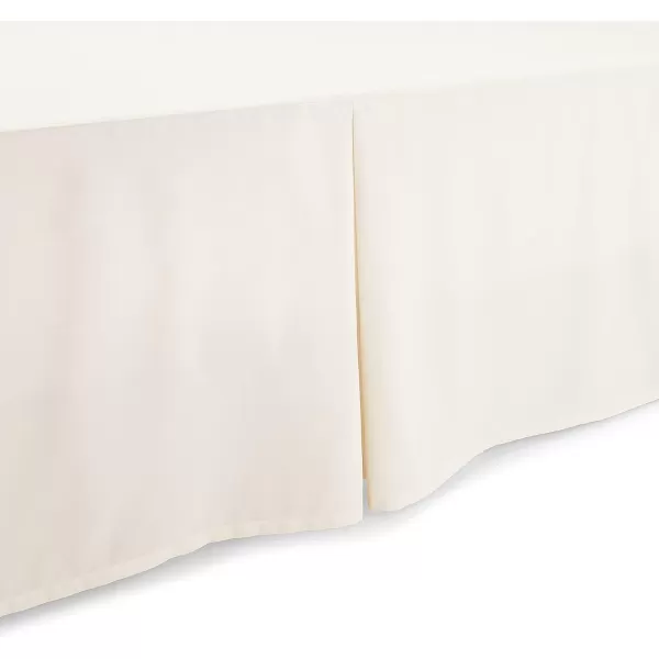 Amazon Basics Lightweight Pleated Bed Skirt Queen Dark GreyTwin Off White