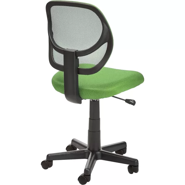 Amazon Basics LowBack Computer Task Office Desk Chair with Swivel Casters 2125D x 225W x 38H BlueGreen