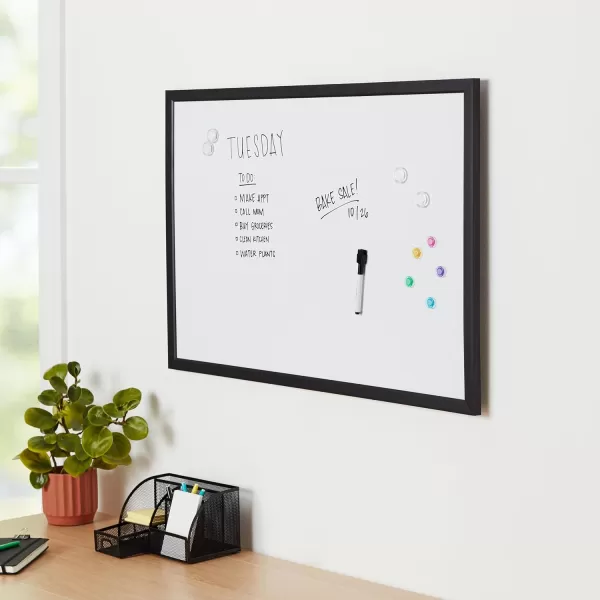 Amazon Basics Magnetic Dry Erase White Board 36 x 24Inch Aluminum Frame SilverWhite23x35 Magnetic Wood Frame