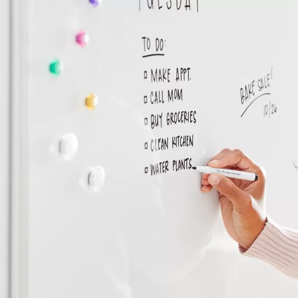 Amazon Basics Magnetic Dry Erase White Board 36 x 24Inch Aluminum Frame SilverWhite24 x 36 Magnetic Aluminum Frame