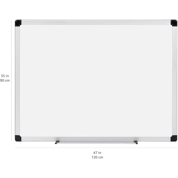 Amazon Basics Magnetic Dry Erase White Board 36 x 24Inch Aluminum Frame SilverWhite36 x 48 Magnetic Aluminum Frame