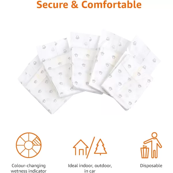 Amazon Basics Male Dog Wrap Disposable Diapers XSmall Pack of 30 WhiteLarge Pack of 30