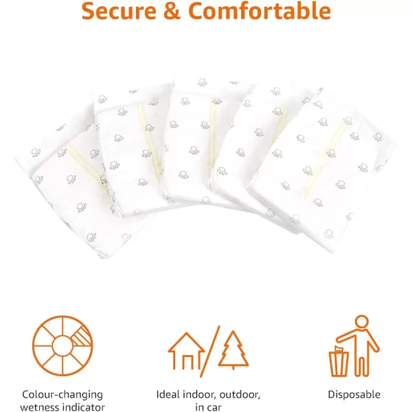 Amazon Basics Male Dog Wrap Disposable Diapers XSmall Pack of 30 WhiteMedium Pack of 50