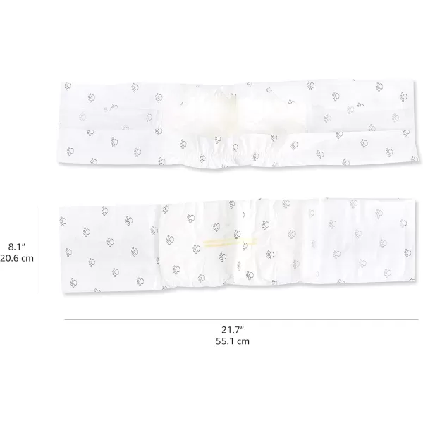 Amazon Basics Male Dog Wrap Disposable Diapers XSmall Pack of 30 WhiteSmall
