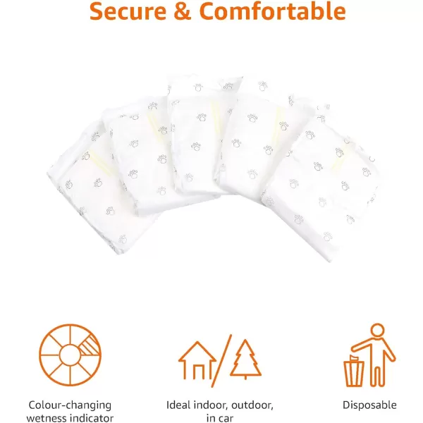 Amazon Basics Male Dog Wrap Disposable Diapers XSmall Pack of 30 WhiteSmall Pack of 50
