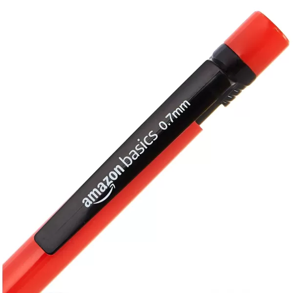 Amazon Basics Mechanical Pencils Medium Point 07 mm  48Pack Multicolor24 Count Pack of 1