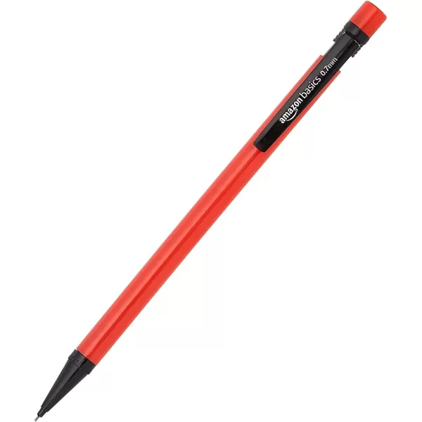 Amazon Basics Mechanical Pencils Medium Point 07 mm  48Pack Multicolor48 Count Pack of 1