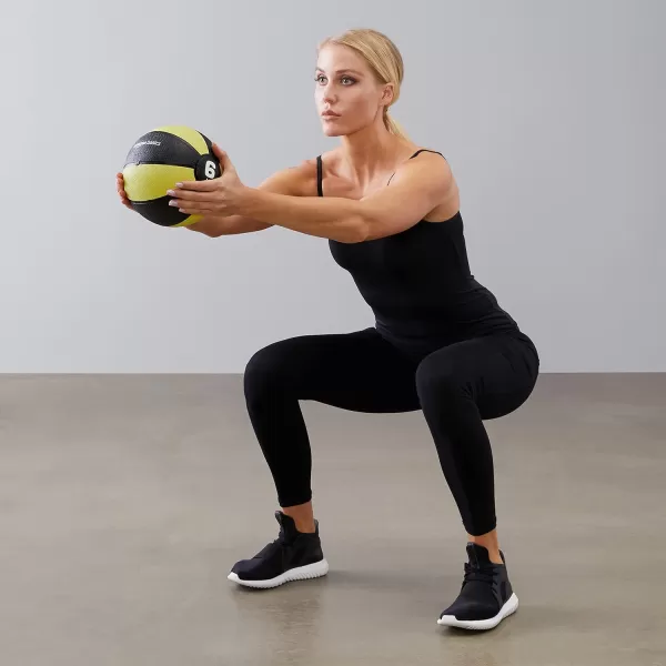 Amazon Basics Medicine Ball for Workouts Exercise Balance Training6 Pound Medicine Ball