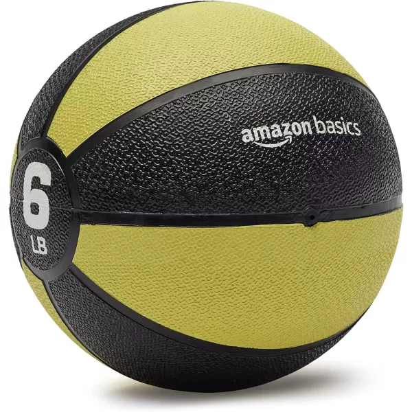Amazon Basics Medicine Ball for Workouts Exercise Balance Training6 Pound Medicine Ball