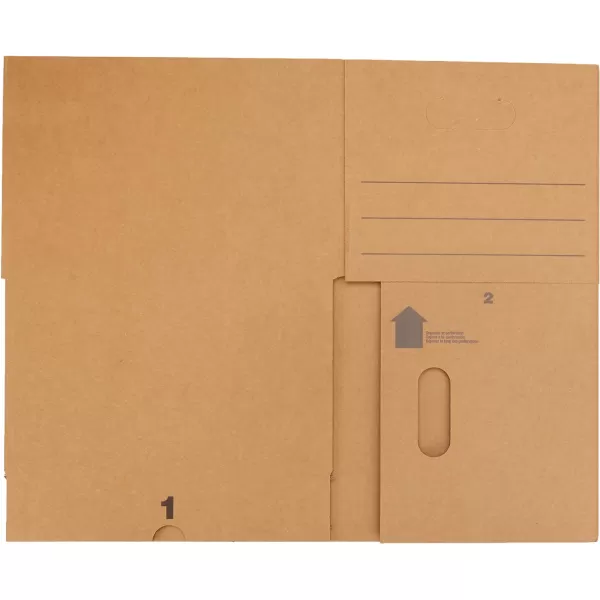 Amazon Basics Medium Moving Boxes with Lid and Handles 10 Pack Brown 19 x 145 x 155 inchesSmall 20Pack