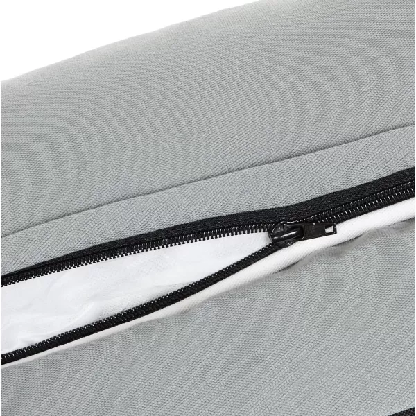Amazon Basics Memory Foam Bolster Dog Bed Medium 36 x 29 Inches Grey360L x 280W x 90Th