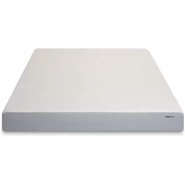 Amazon Basics Memory Foam Mattress Medium Firm Twin WhiteGrey 10 InchesFull 8inch PlushFeel