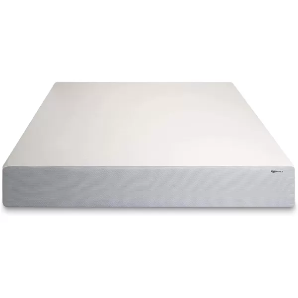 Amazon Basics Memory Foam Mattress Medium Firm Twin WhiteGrey 10 InchesKing 12inch PlushFeel
