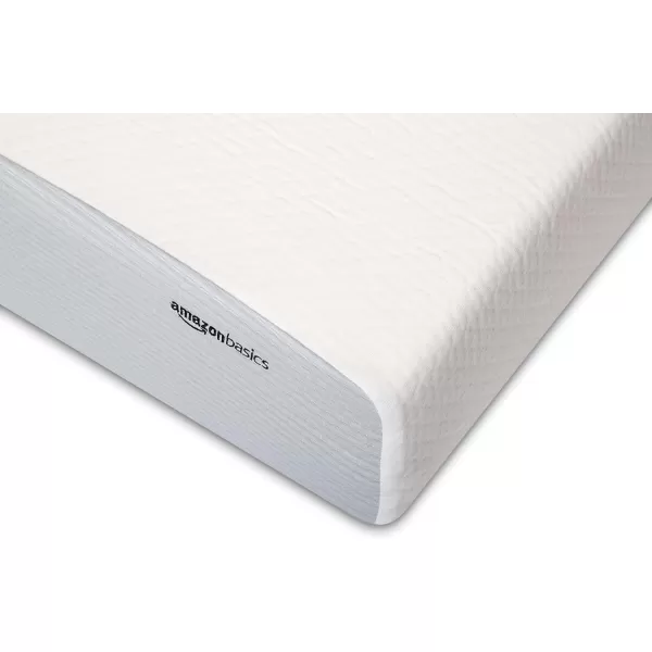 Amazon Basics Memory Foam Mattress Medium Firm Twin WhiteGrey 10 InchesKing 8inch MediumFirm Feel