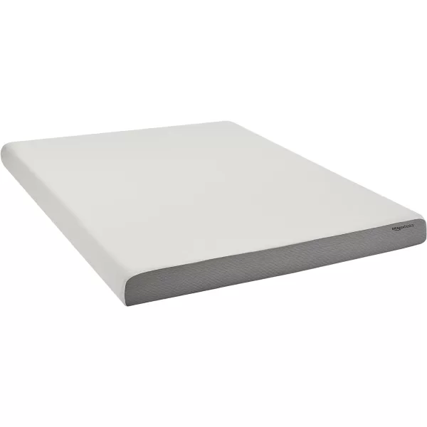 Amazon Basics Memory Foam Mattress Medium Firm Twin WhiteGrey 10 InchesKing 8inch PlushFeel