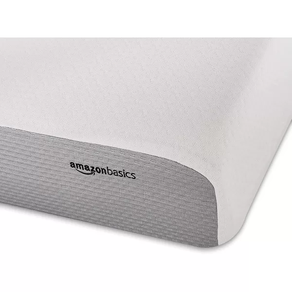 Amazon Basics Memory Foam Mattress Medium Firm Twin WhiteGrey 10 InchesQueen 6inch PlushFeel