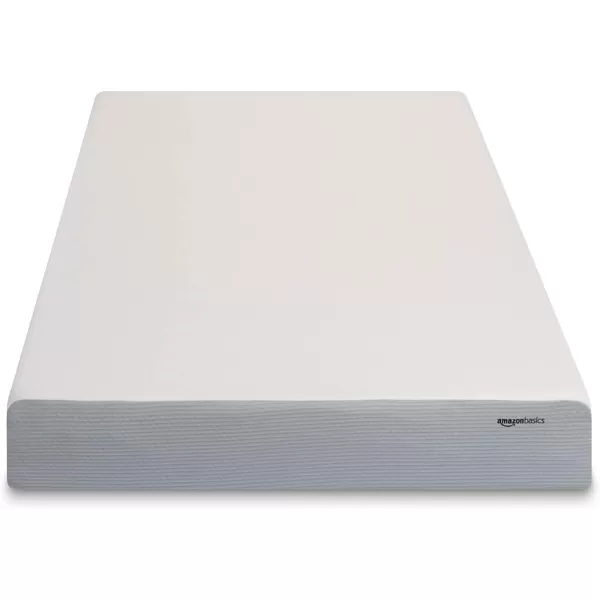 Amazon Basics Memory Foam Mattress Medium Firm Twin WhiteGrey 10 InchesTwin 8inch MediumFirm Feel
