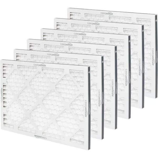 Amazon Basics Merv 11 AC Furnace Air Filter  20 x 20 x 1 6Pack14x20x1 Merv 11