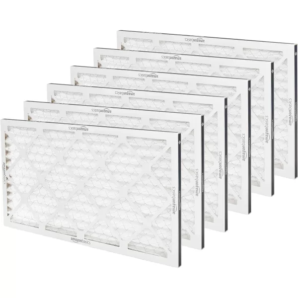 Amazon Basics Merv 11 AC Furnace Air Filter  20 x 20 x 1 6Pack14x25x1 Merv 8